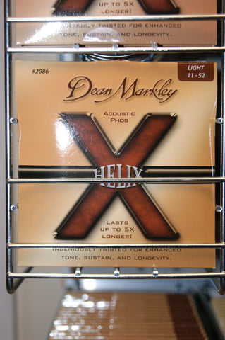 Dean Markley Helix 2086 acoustic 11-52 light 92/8 bronze guitar strings