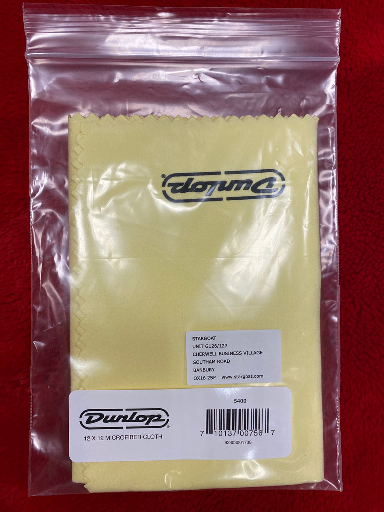 Dunlop microfibre polishing cloth