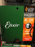 Elixir E14077 Nanoweb coated electric bass guitar strings 45-105