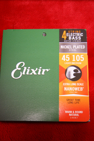 Elixir E14087 45-105 nickel plated 4 string bass extra long scale