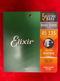 Elixir 14207 Nanoweb coated 5 string bass guitar set 45-135