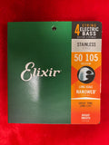 Elixir 14702 Nanoweb stainless steel bass guitar strings 50-105