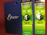 Elixir 19052 Optiweb coated electric guitar strings 10-46 (2 PACKS)