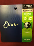 Elixir 19077 Optiweb coated electric guitar strings 10-52