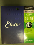 Elixir 19102 Optiweb coated electric guitar strings 11-49