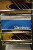 D'Addario EJ16 light gauge 12-53 acoustic guitar strings phosphor bronze