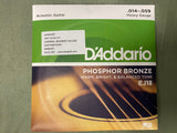 D'Addario EJ18 heavy acoustic guitar strings 14-59