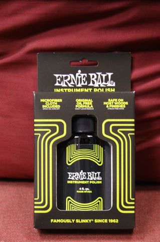 Ernie Ball P04222 instrument polish and cloth
