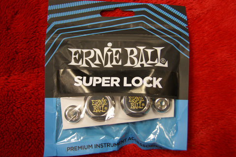 Ernie Ball Super Lock guitar strap lock system