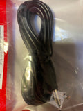 Guitar lead 10ft 3m by Electrovision black