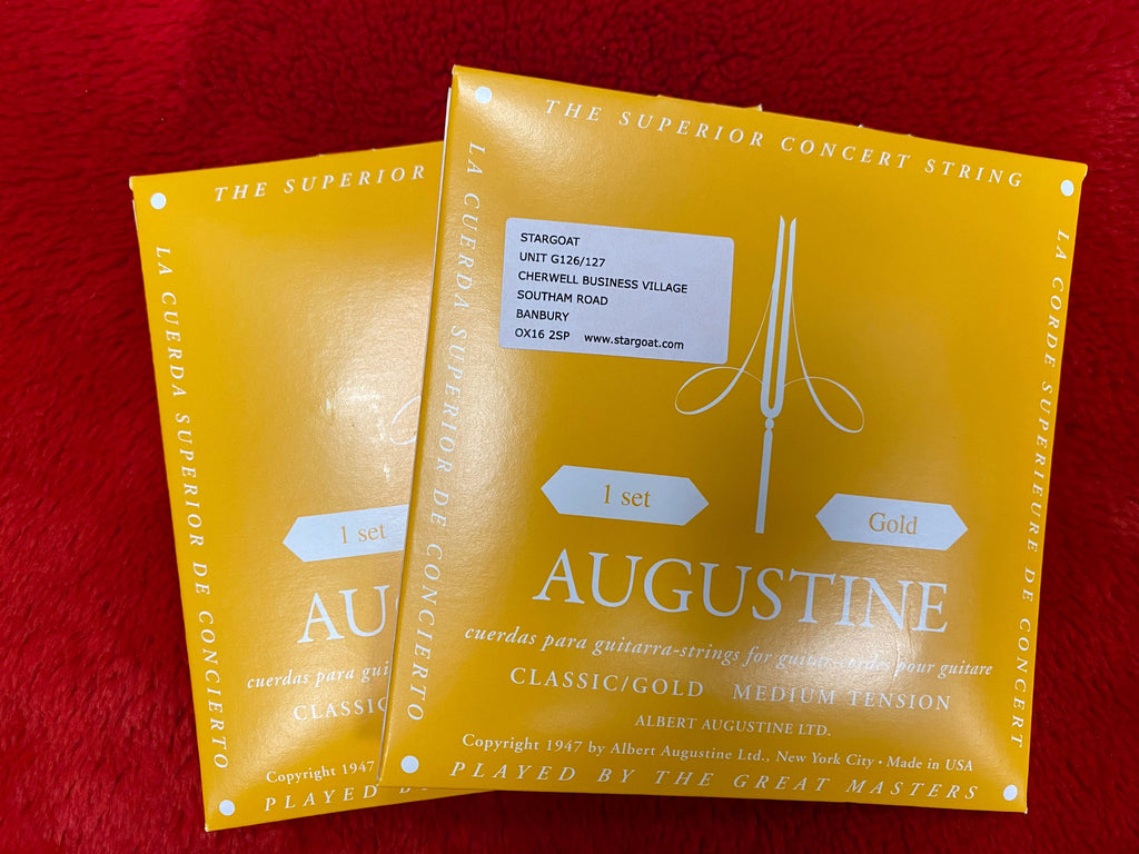 Augustine Gold Label Classical Guitar Strings (2 PACKS)