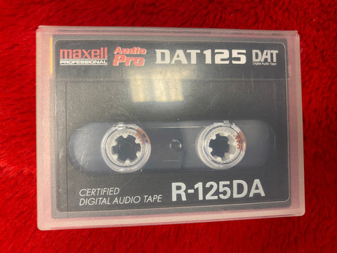 DAT 125 minute tape by Maxell R-125DA