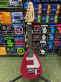 Vox Mini MKIII travel guitar teardrop shape in loud red finish