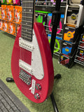 Vox Mini MKIII travel guitar teardrop shape in loud red finish