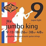 Rotosound JK9 acoustic guitar strings 9-48 super light (3 PACKS)