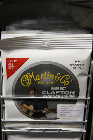 Martin MEC12 Claptons Choice acoustic guitar strings 12-54