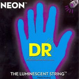 DR Neon NBB-40 blue luminous light bass guitar strings 40-100