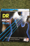 DR Neon NBB-45 Hi Def blue bass guitar strings 45-105