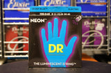 DR Neon NBE9-46 blue coated electric guitar strings 9-46