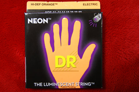 DR Neon NOE-11 orange coated electric guitar strings 11-50