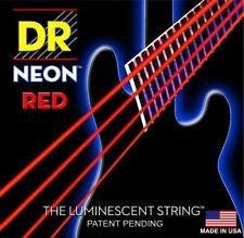 DR Neon NRB-40 red luminous light bass guitar strings 40.60.80.100