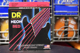 DR Neon NRE-9 red coated electric guitar strings 9-42 (3 PACKS)