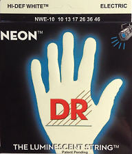DR Neon NWA-10 white coated acoustic guitar strings 10-48
