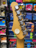Samick LS-41DS/GTWSB electric guitar in red crackle finish S/H