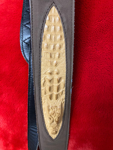 Guitar strap leather by Onori S4C