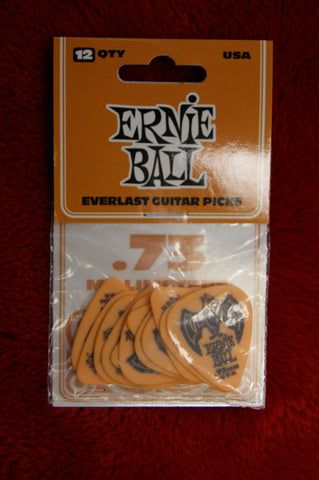 Ernie Ball Everlast .73mm delrin guitar picks - pack of 12