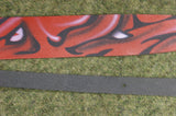 Guitar strap P25AB-01 Devil leather by Perri's