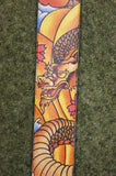 Guitar strap P25TJ-648 printed leather by Perri's - Made in Canada