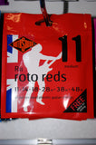 Rotosound R11 electric guitar strings 11-48 'reds'