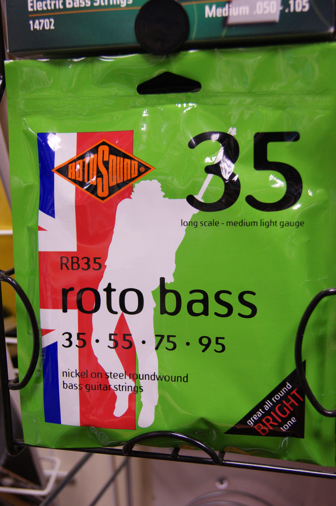 Rotosound RB35 Roto bass guitar strings 35-95 (3 PACKS)
