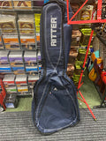 Ritter padded dreadnought acoustic guitar bag in navy blue