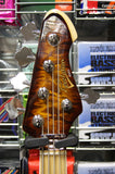 Revelation RBN 5 string bass guitar in quilted maple dark sunburst