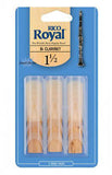 Rico Royal 1.5 Bb clarinet reeds (Pack of 3)