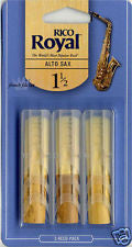 Rico Royal 1.5 alto sax reeds (Pack of 3)