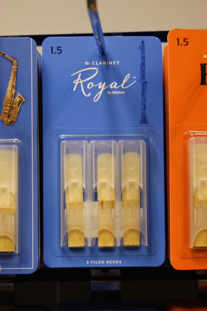Rico Royal 1.5 Bb clarinet reeds (Pack of 3)