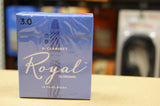 Rico Royal 3 Bb clarinet reeds (Box of 10)