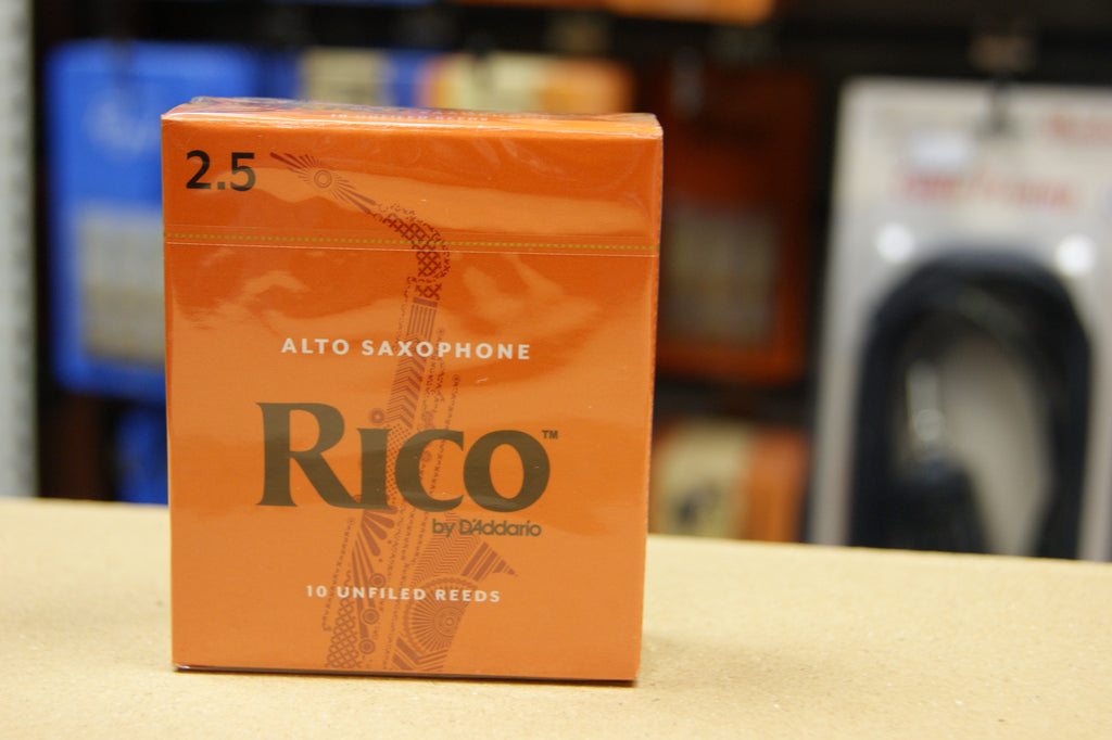 Rico alto sax reeds 2.5 - box of 10 reeds