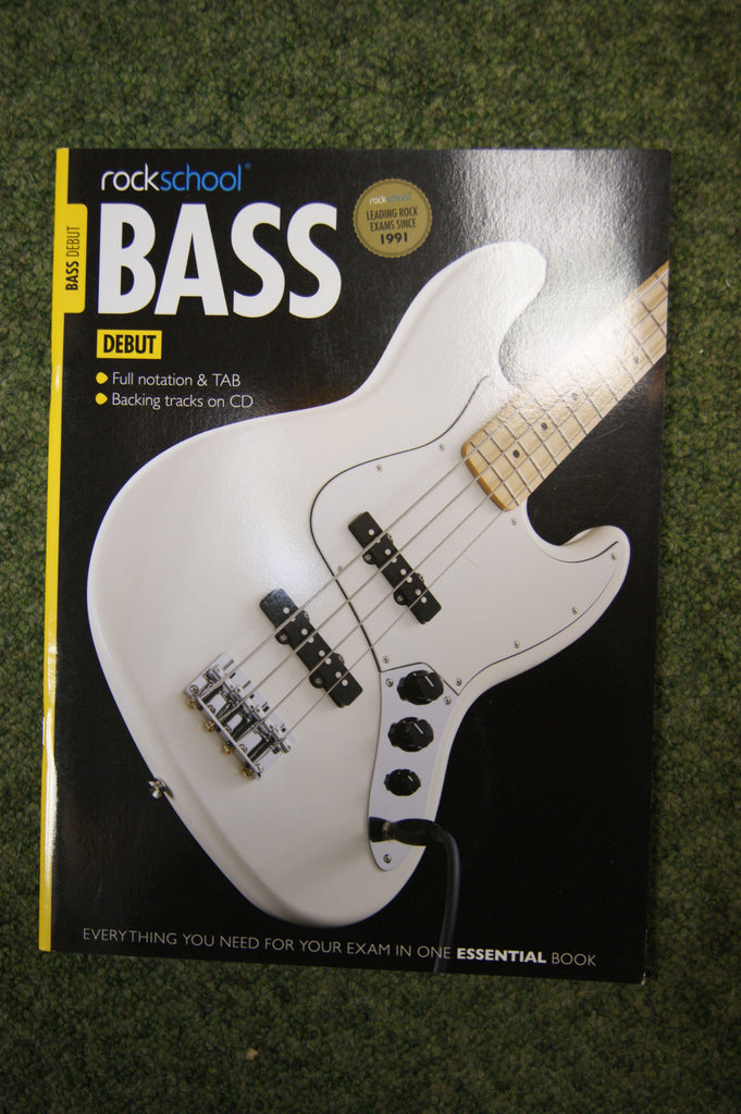 Rockschool Bass Debut exam book + CD