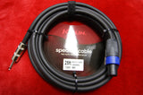 Speakon to jack 25ft pro audio cable by Kirlin