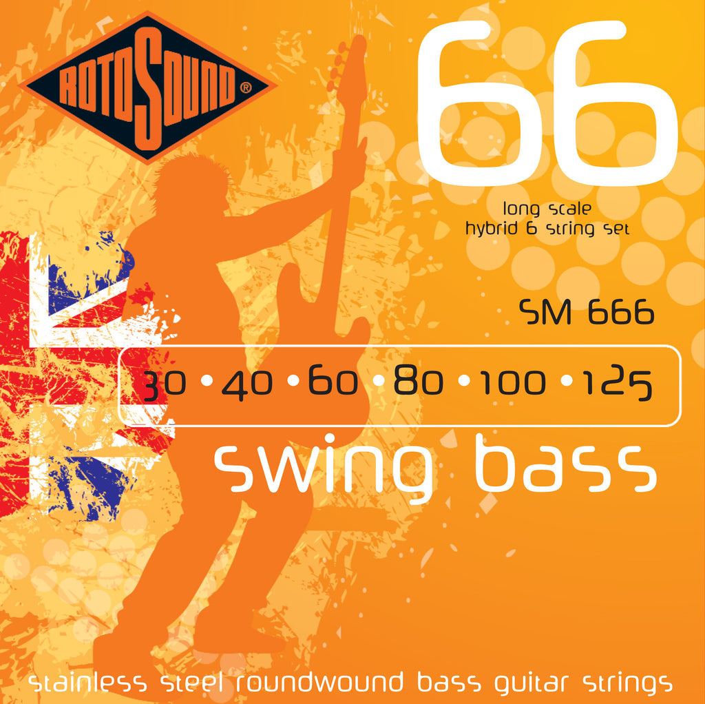 Rotosound SM666 swing bass guitar strings 30-125