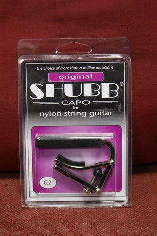 Shubb C2 original nickel capo for classical guitar