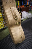 Turner luxury snakeskin effect guitar case for jumbo acoustic