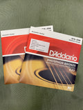 D'Addario EJ17 medium acoustic guitar strings 13-56 (2 PACKS)