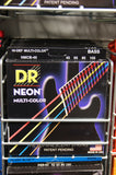 DR Neon NMCB-45 multi-colour luminous medium bass guitar strings 45-105