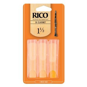 Rico reeds 1.5 for Bb clarinet triple pack