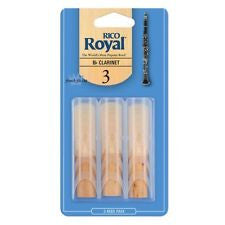Rico Royal 3 Bb clarinet reeds (Pack of 3)